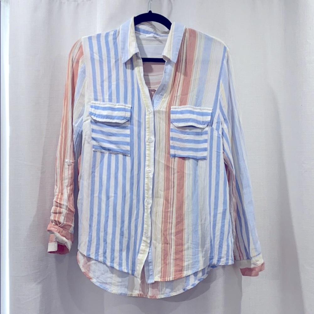 VICI DOLLS STRIPPED BUTTON DOWN!